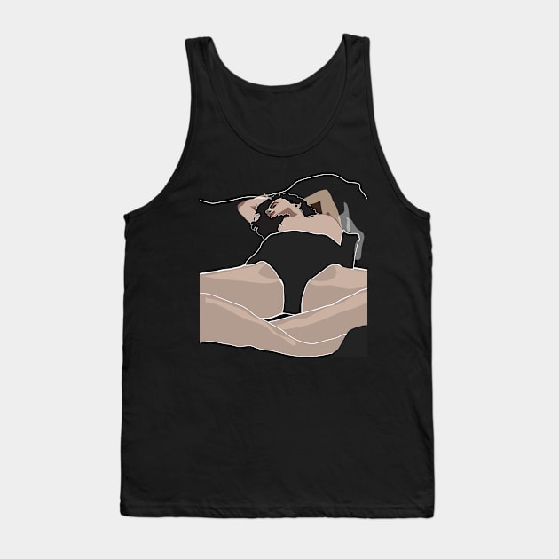 Recline Tank Top by annamckay